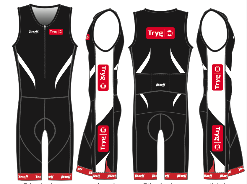 POLI TRIATHLON DRAKT NORSE, U/ARM - TRYG