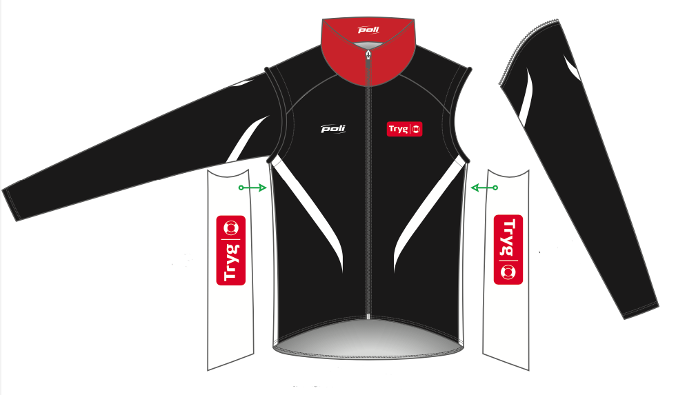 POLI VINDJAKKE PAVEL M/AVTAGBARE- TRYG